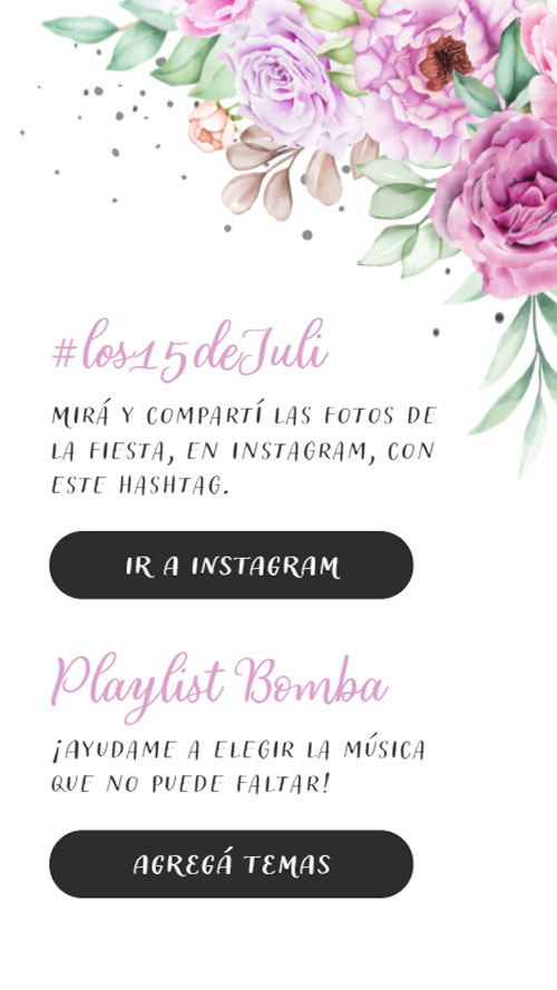 invitacion digital instagram 15 años boda